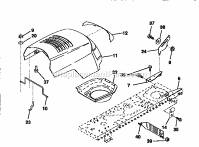 Part Location Diagram of 140051 Craftsman Bracket