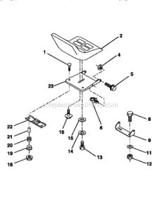 Page D Diagram and Parts List for 917252551  Craftsman Lawn Tractor