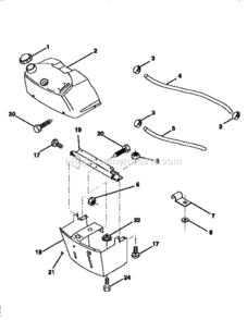 Part Location Diagram of 131886 Craftsman Support Assembly