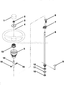Page F Diagram and Parts List for 917252551  Craftsman Lawn Tractor