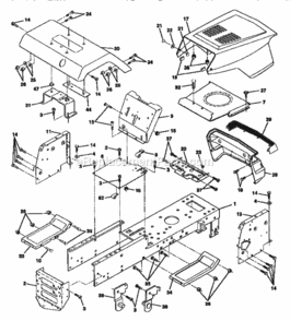 Part Location Diagram of 142844 Craftsman Shield