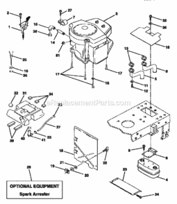 Part Location Diagram of 145314 Craftsman Engine