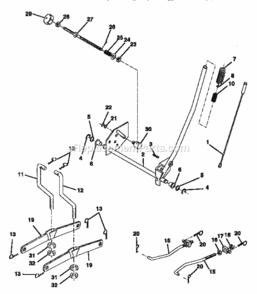 Page I Diagram and Parts List for 917252560  Craftsman Lawn Tractor