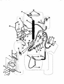 Page A Diagram and Parts List for 917252561  Craftsman Lawn Tractor