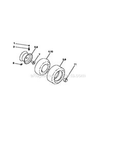Page G Diagram and Parts List for 917252563  Craftsman Lawn Tractor