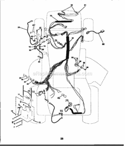Page A Diagram and Parts List for 917252580  Craftsman Lawn Tractor