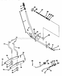 Page I Diagram and Parts List for 917252600  Craftsman Lawn Tractor