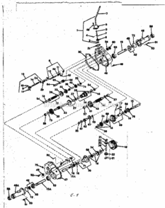 Page E Diagram and Parts List for 91725260  Craftsman Lawn Tractor