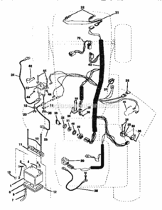 Part Location Diagram of 146136 Craftsman Cable Battery
