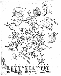 Part Location Diagram of 626A176A Craftsman Fender