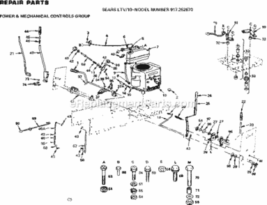 Part Location Diagram of 677A230 Craftsman Mount Isolator