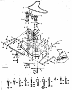 Page G Diagram and Parts List for 917252674  Craftsman Lawn Tractor