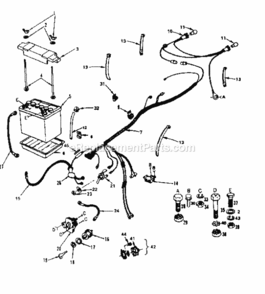 Page A Diagram and Parts List for 917252683  Craftsman Lawn Tractor