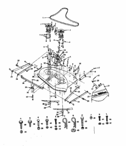 Page G Diagram and Parts List for 917252683  Craftsman Lawn Tractor