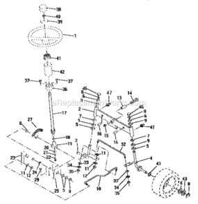 Page D Diagram and Parts List for 917252700  Craftsman Lawn Tractor