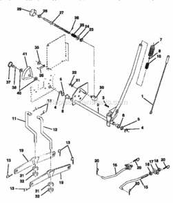 Page I Diagram and Parts List for 917252710  Craftsman Lawn Tractor