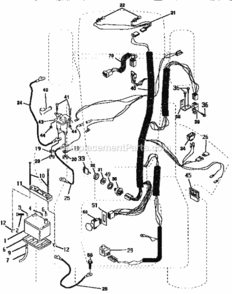 Page A Diagram and Parts List for 917252711  Craftsman Lawn Tractor