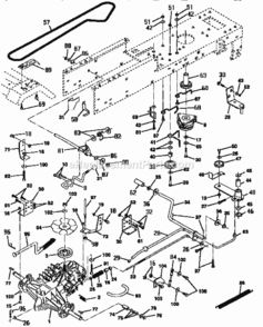 Page C Diagram and Parts List for 917252711  Craftsman Lawn Tractor