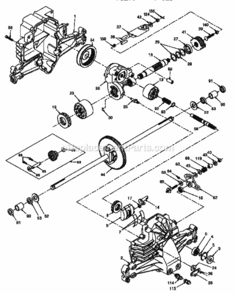 Page K Diagram and Parts List for 917252714  Craftsman Lawn Tractor
