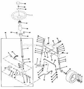 Page D Diagram and Parts List for 917252714  Craftsman Lawn Tractor
