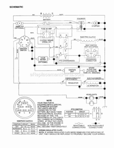 Page K Diagram and Parts List for 917252720  Craftsman Lawn Tractor