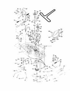 Page F Diagram and Parts List for 917252720  Craftsman Lawn Tractor