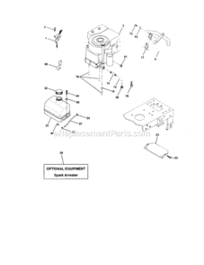 Page G Diagram and Parts List for 917252720  Craftsman Lawn Tractor