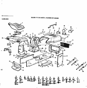 Part Location Diagram of 8019J Craftsman Washer