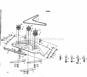 Part Location Diagram of 100836K Craftsman Bracket