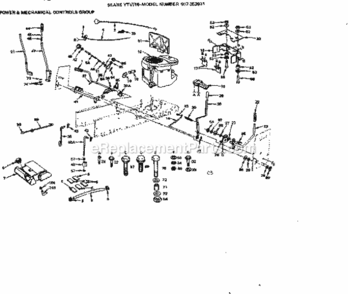 Part Location Diagram of 105021X Craftsman Rod