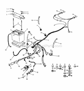 Page A Diagram and Parts List for 917252933  Craftsman Lawn Tractor