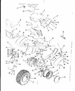 Part Location Diagram of 8765H Craftsman Bracket