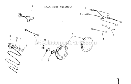 Part Location Diagram of 6541H Craftsman Tie