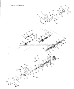 Part Location Diagram of STD311612 Craftsman B1612 Brg