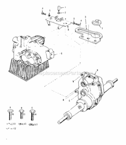 Part Location Diagram of 794038 Craftsman Differential