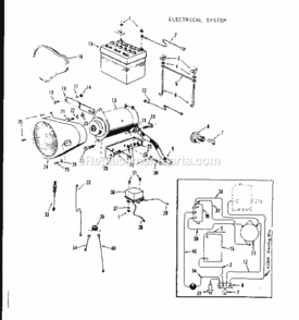Part Location Diagram of 606A327 Craftsman Belt Assembly