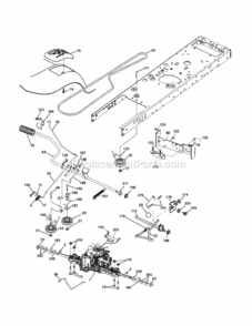 Part Location Diagram of 448348 Craftsman Transmission