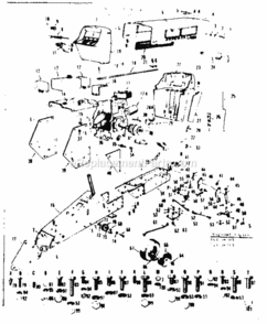 Page A Diagram and Parts List for 91725311  Craftsman Lawn Tractor