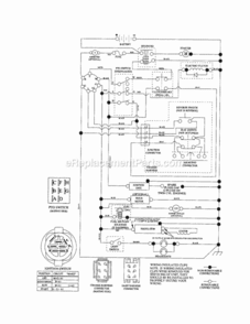Page K Diagram and Parts List for 917253170  Craftsman Lawn Tractor