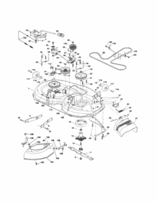 Page G Diagram and Parts List for 917253220  Craftsman Lawn Tractor