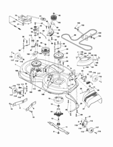 Page J Diagram and Parts List for 917253230  Craftsman Lawn Tractor