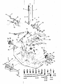 Part Location Diagram of 634A329 Craftsman Shield Assembly
