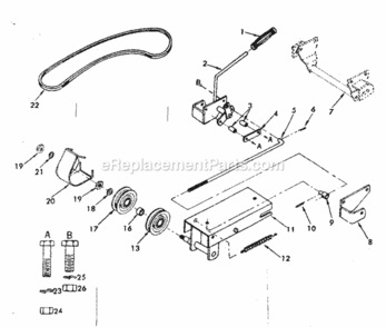 Page C Diagram and Parts List for 917253230  Craftsman Lawn Tractor