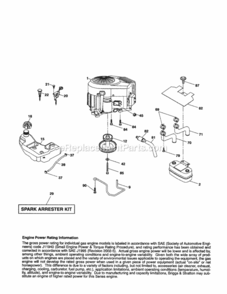 Page G Diagram and Parts List for 917253230  Craftsman Lawn Tractor