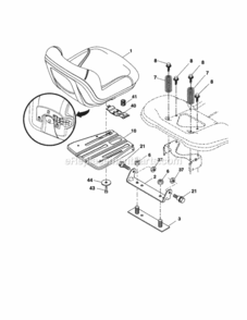 Page I Diagram and Parts List for 917253230  Craftsman Lawn Tractor