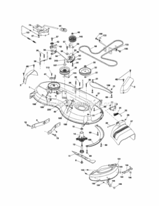 Page J Diagram and Parts List for 917253240  Craftsman Lawn Tractor