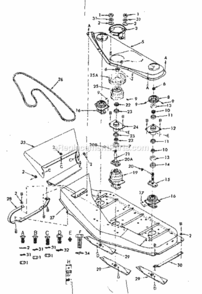 Page B Diagram and Parts List for 917253240  Craftsman Lawn Tractor