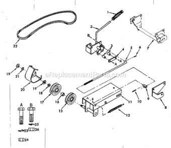 Page C Diagram and Parts List for 917253240  Craftsman Lawn Tractor