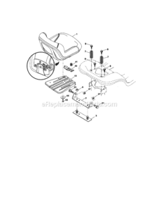 Page I Diagram and Parts List for 917253240  Craftsman Lawn Tractor