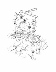 Page G Diagram and Parts List for 917253250  Craftsman Lawn Tractor